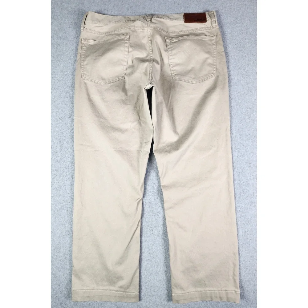 Polo Ralph Lauren Stretch Straight Fit Pants Men's 36x27 Beige Altered Tag 36x32